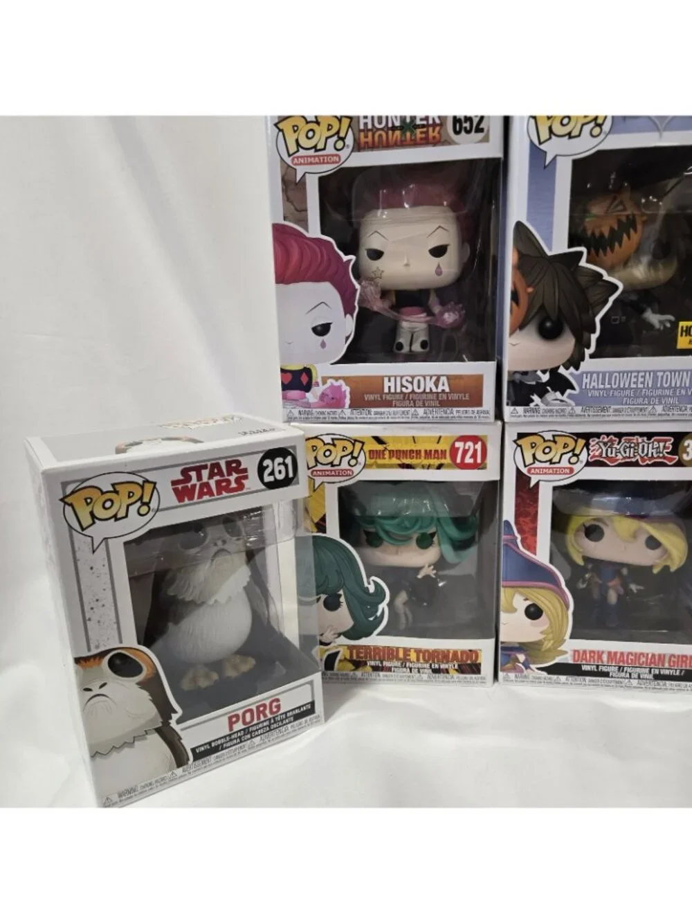 Lot Of 11 Funk Pops Anime Staw Wars Kingdom Hearts DC Yu-Gi-Oh Inuyasha Hunter